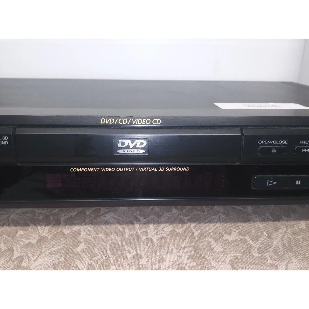 Sony CD/DVD Player DVP-S560D Dolby Digital 5.1 Output Tested WORKS No Remote